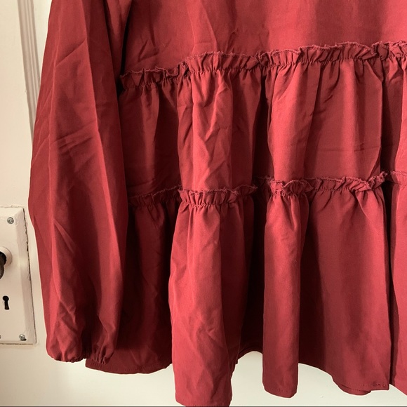 SHEIN Peplum Ruffle Top - Picture 3 of 7